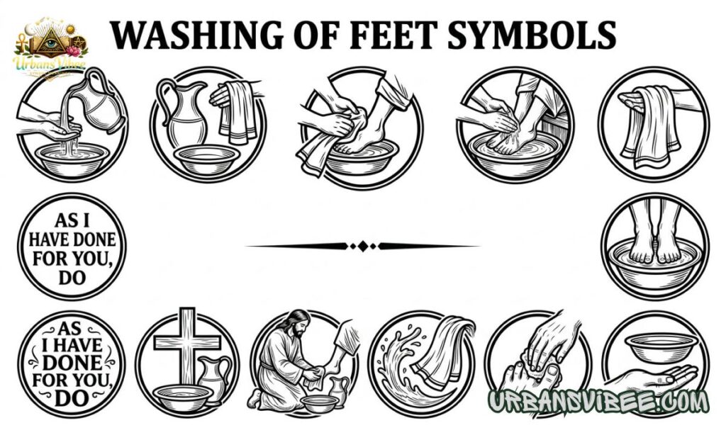 Washing Of Feet Symbols