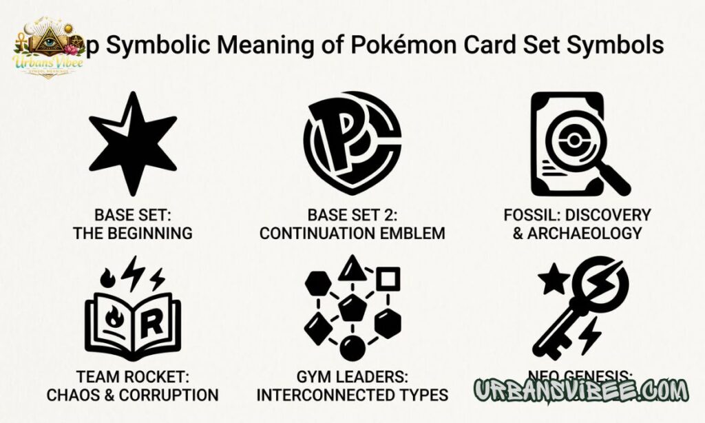Deep Symbolic Meaning of Pokémon Card Set Symbols
