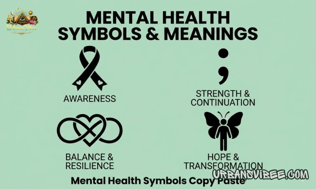 Mental Health Symbols Copy Paste