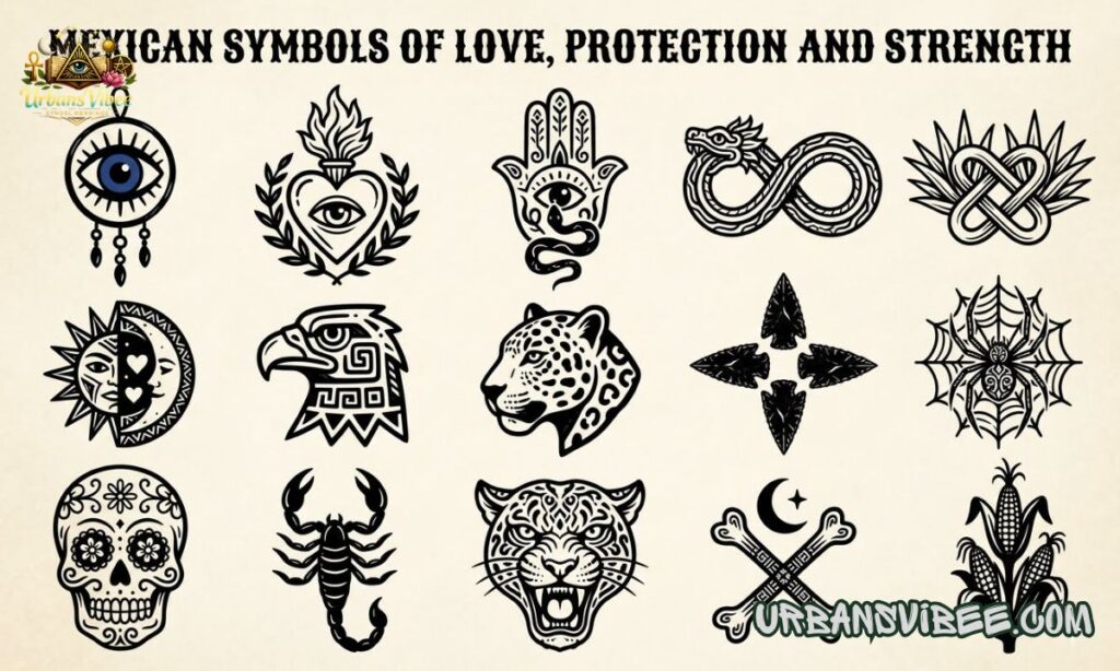 Mexican Symbols Of Love, Protection And Strength