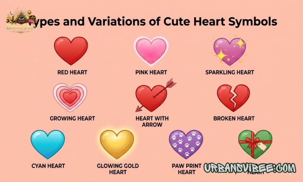 Types and Variations of Cute Heart Symbols