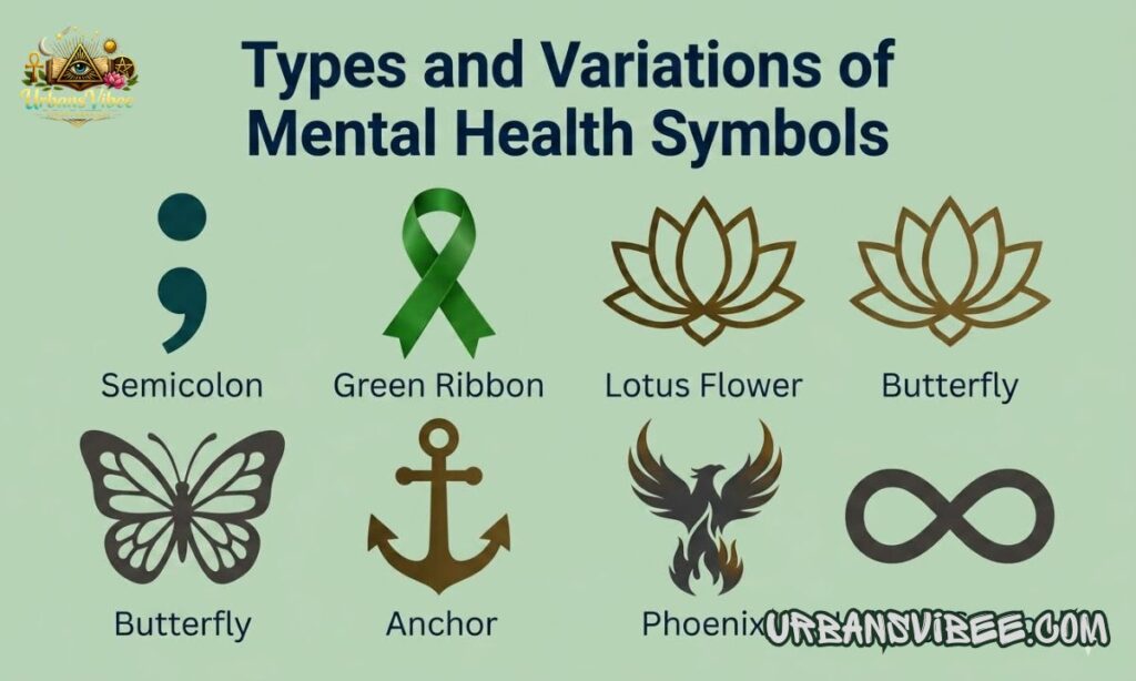 Types and Variations of Mental Health Symbols