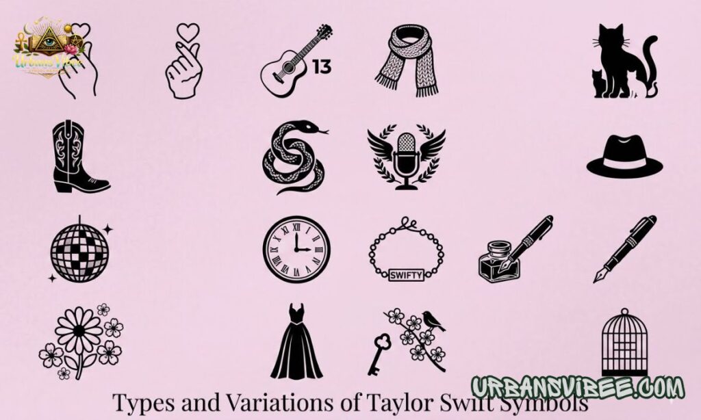Types and Variations of Taylor Swift Symbols