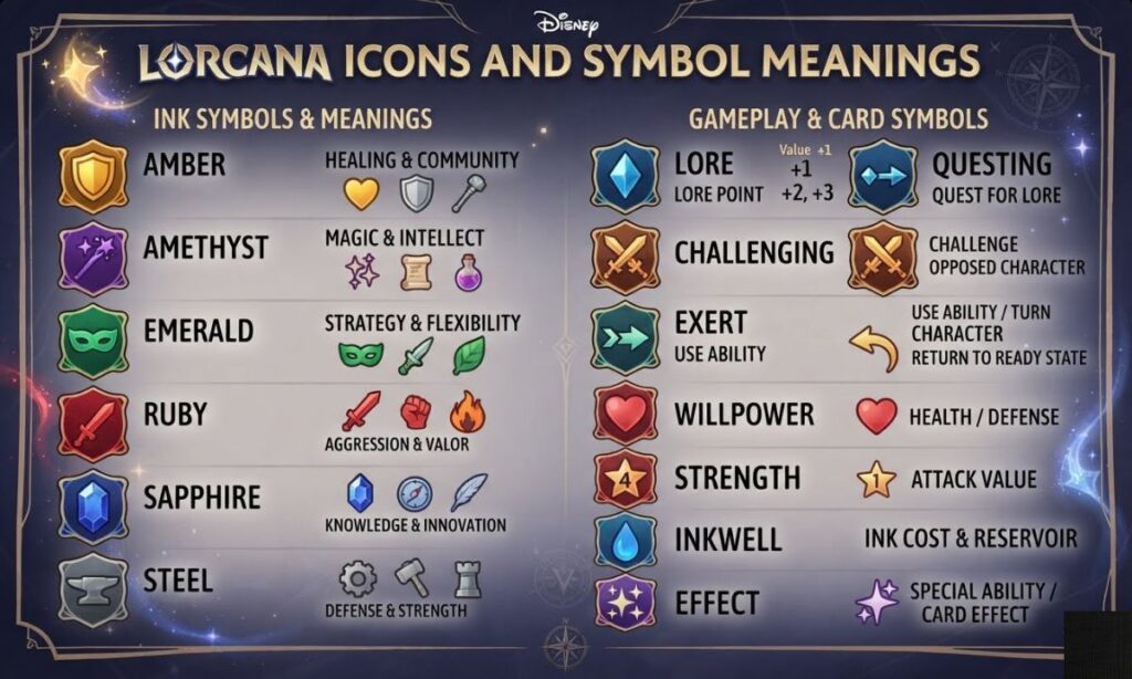 Lorcana Icons And Symbol Meanings Explained